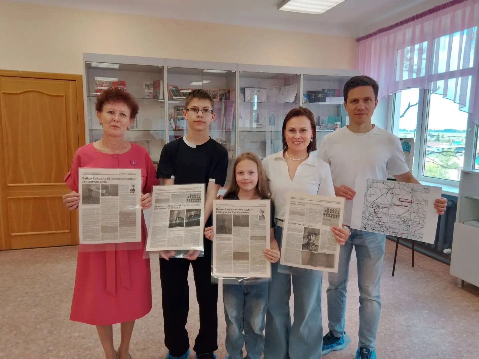 Фото: статья Елены Казаковой о дедушке Габделхае Хуснуллине была опубликована в газете "Чистопольские известия"