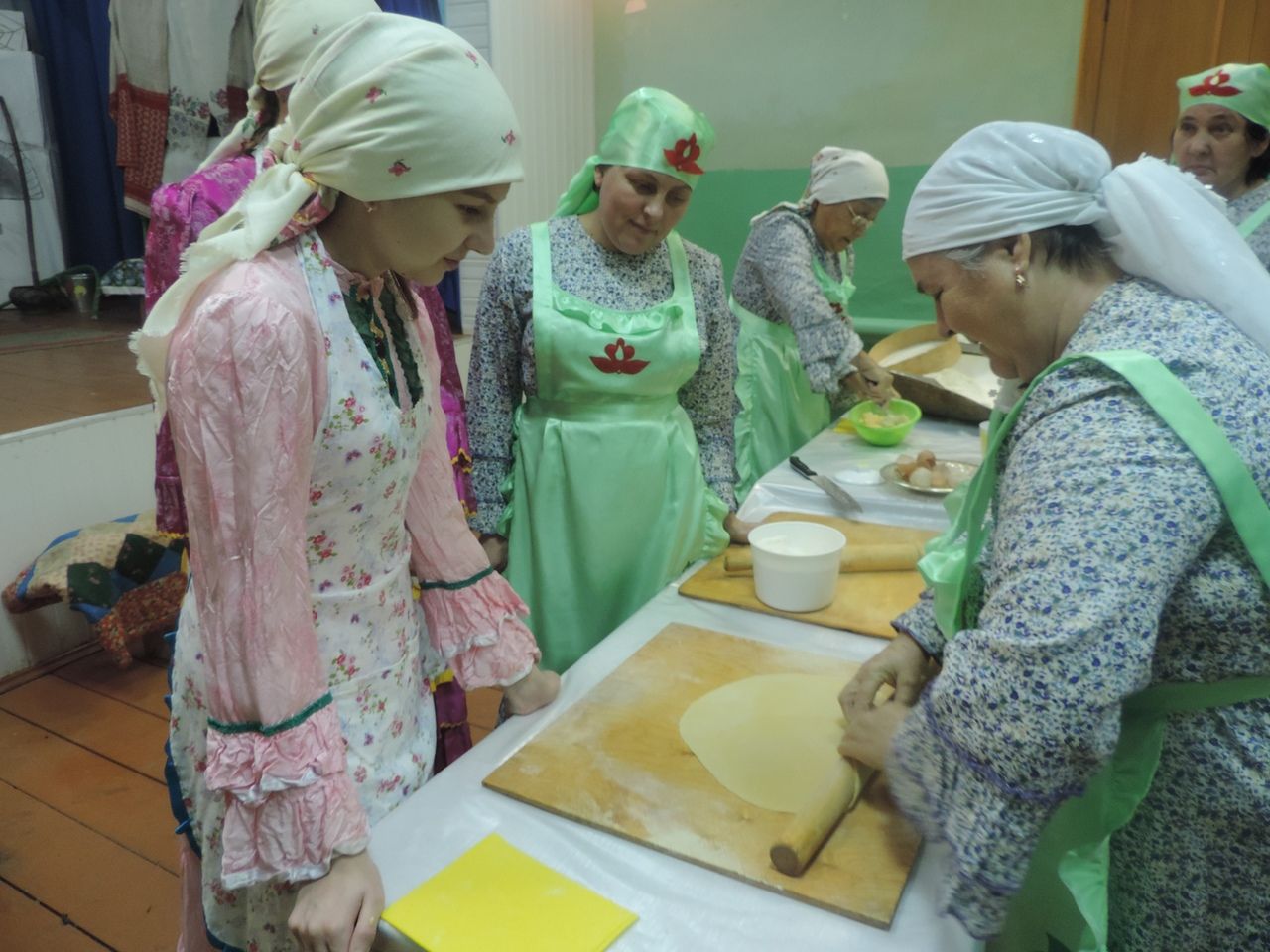 В чистопольском селе проходил мастер-класс по приготовлению татарских национальных блюд
