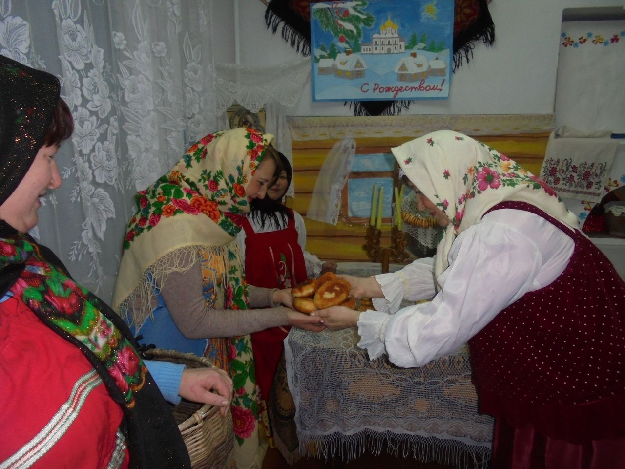 Жители чистопольского села собрались на святочных посиделках