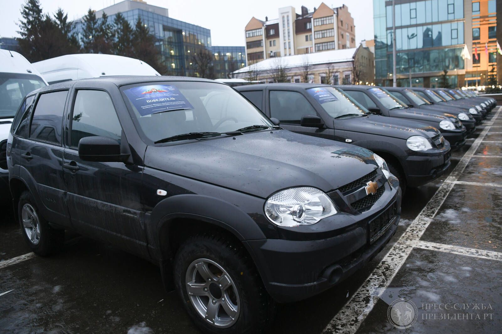 Главы трех сельских поселений Чистопольского района получили новые автомобили