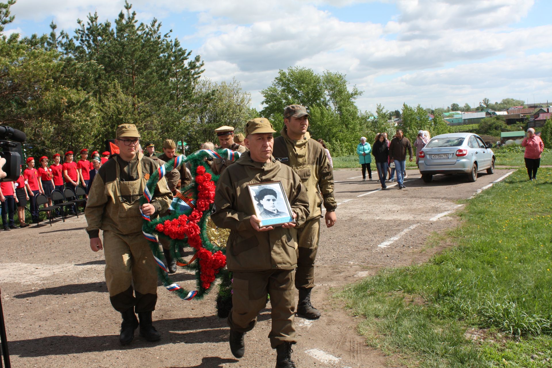 В Чистополе перезахоронили останки солдата, погибшего на поле кровопролитных сражений