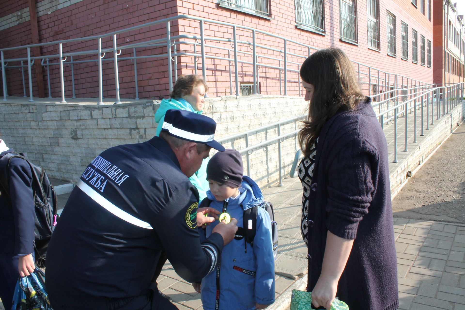 «Движение без опасности»: в акции участвовали учащиеся чистопольской школы