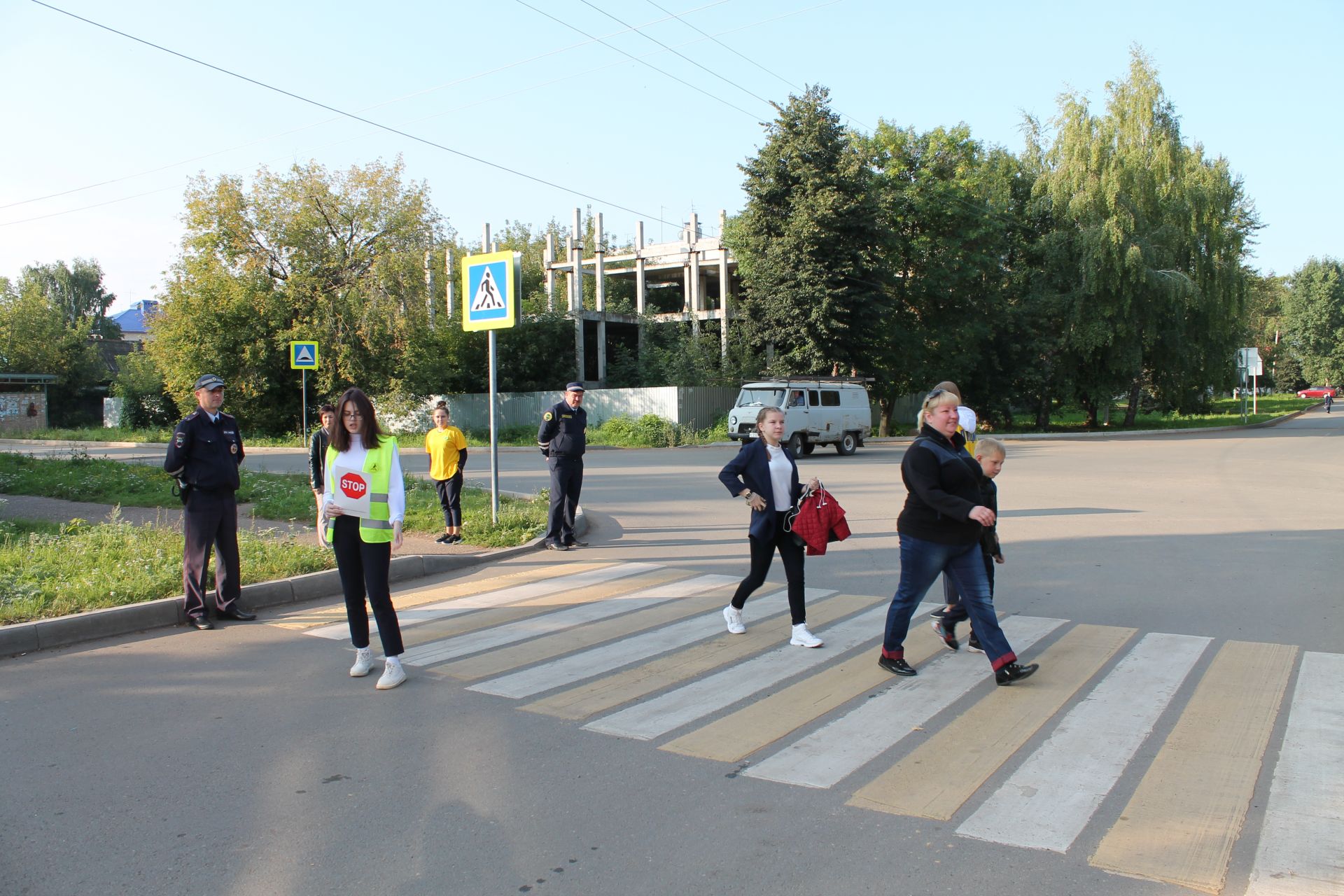 «Движение без опасности»: в акции участвовали учащиеся чистопольской школы