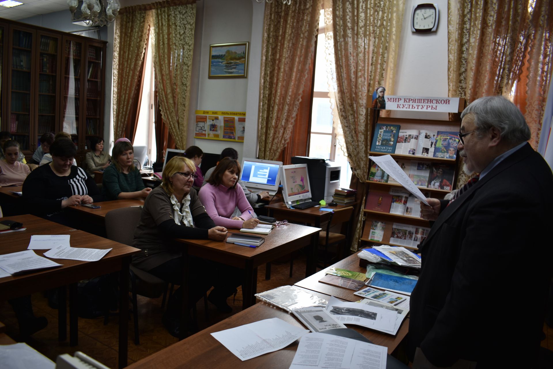 Чистополь посетил казанский журналист, поэт Иосиф Хапчик