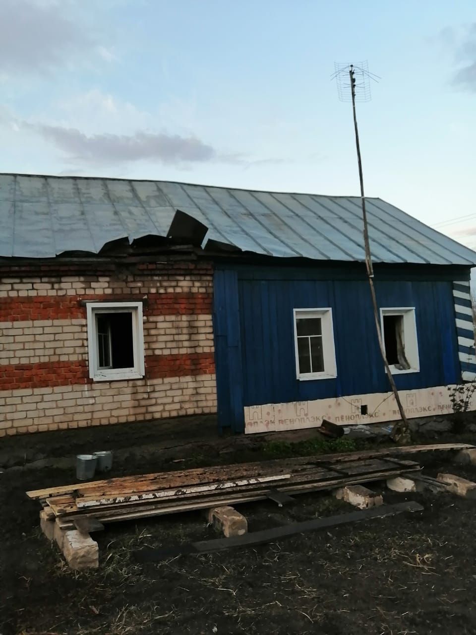 В селе Татарский Толкиш Чистопольского района произошел пожар