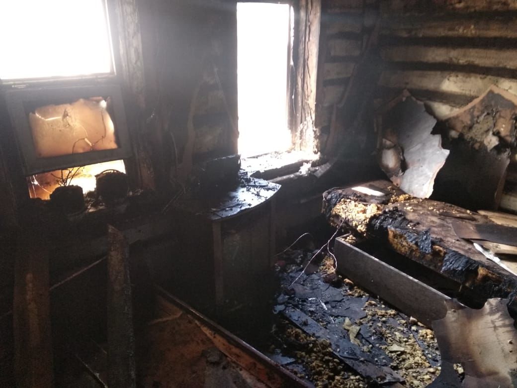 В селе Муслюмкино Чистопольского района огнем поврежден жилой дом