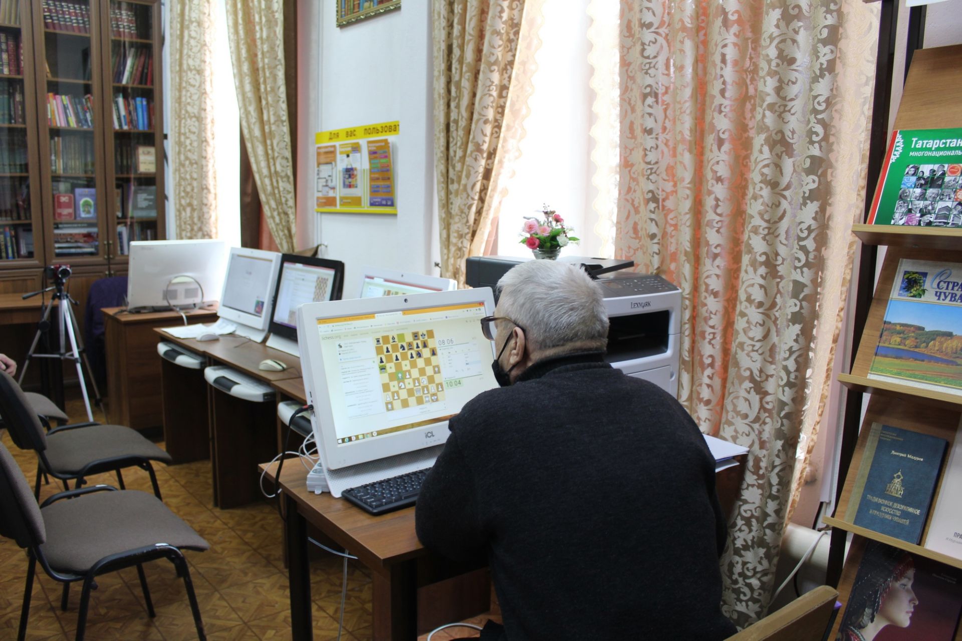 Чистопольские пенсионеры принимали участие в республиканском чемпионате по шахматам