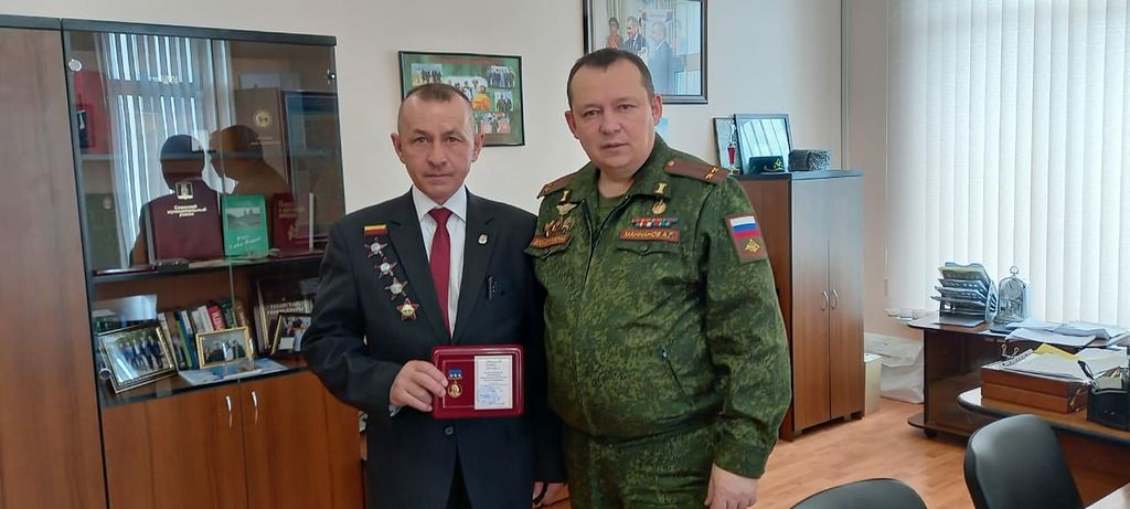 Чистополец награжден медалью ДОСААФ России