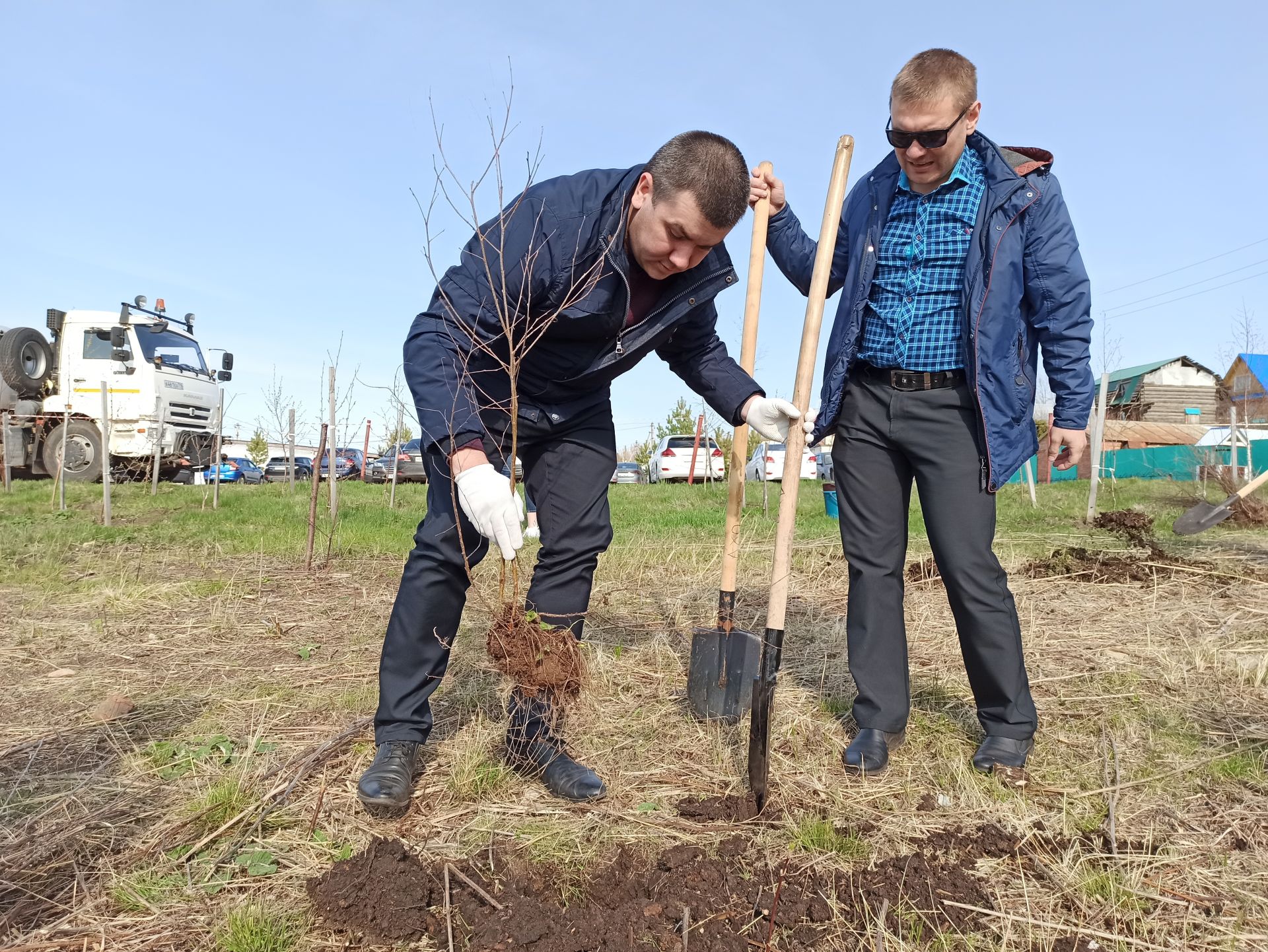 Чистопольцы посадили более 300 молодых деревьев