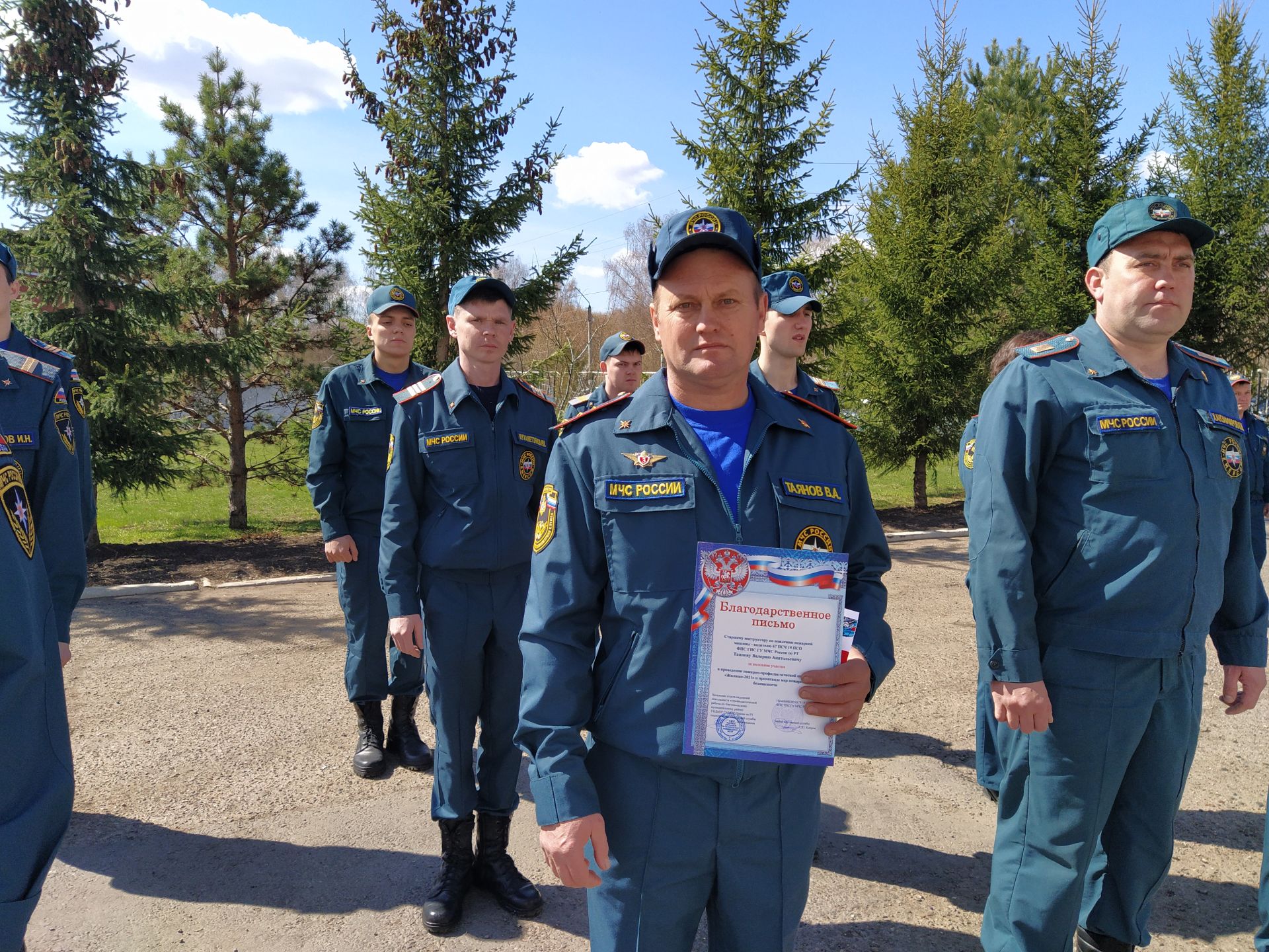 Чистопольские пожарные отметили свой профессиональный праздник (ФОТОРЕПОРТАЖ)