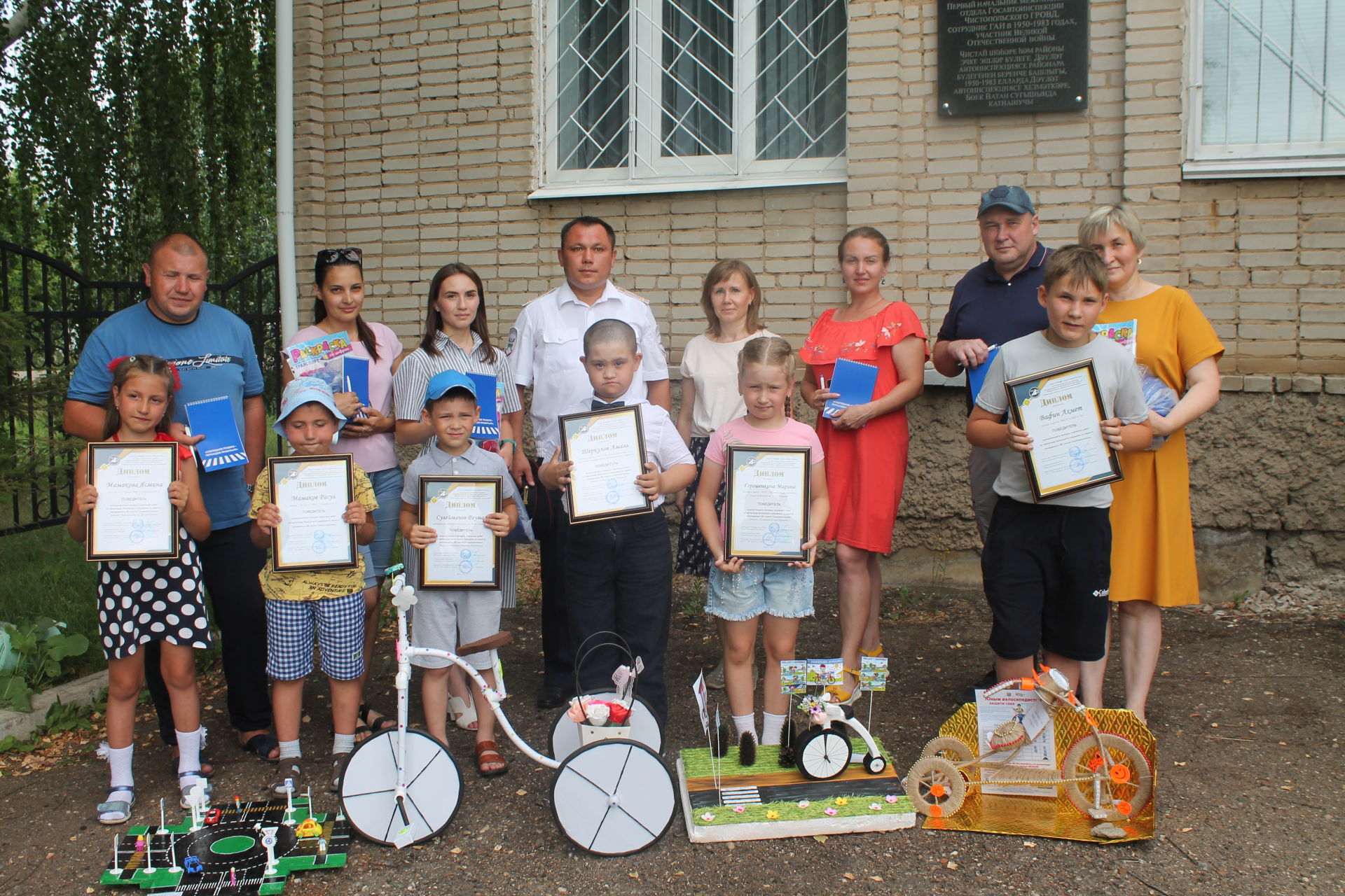 В чистопольской Госавтоинспекции поздравляли победителей конкурса