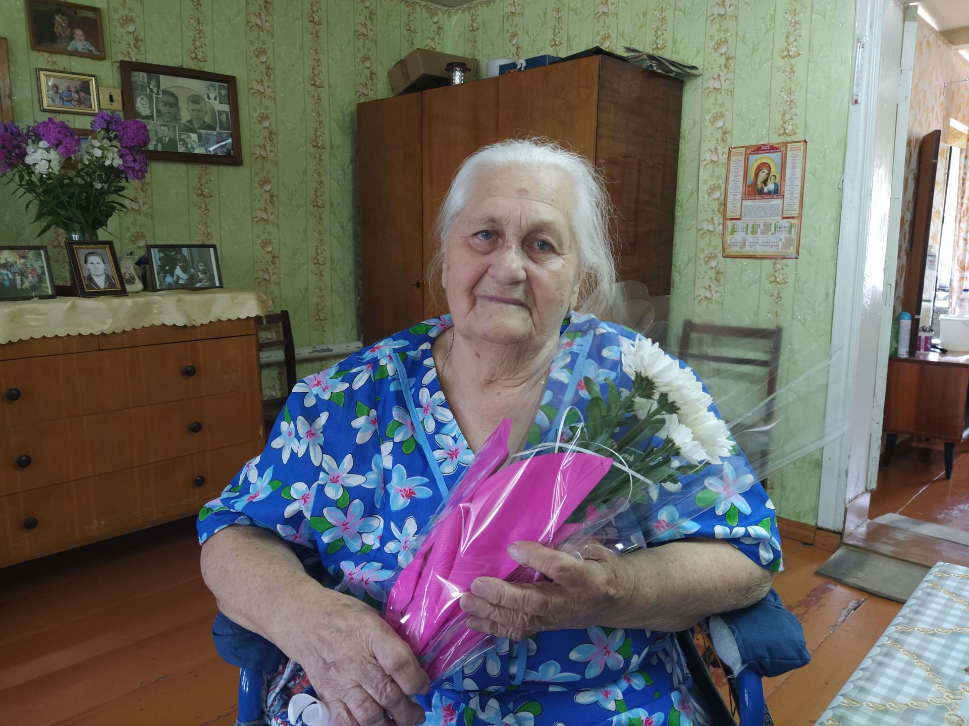 Труженица тыла из Чистополя принимала поздравления с юбилеем