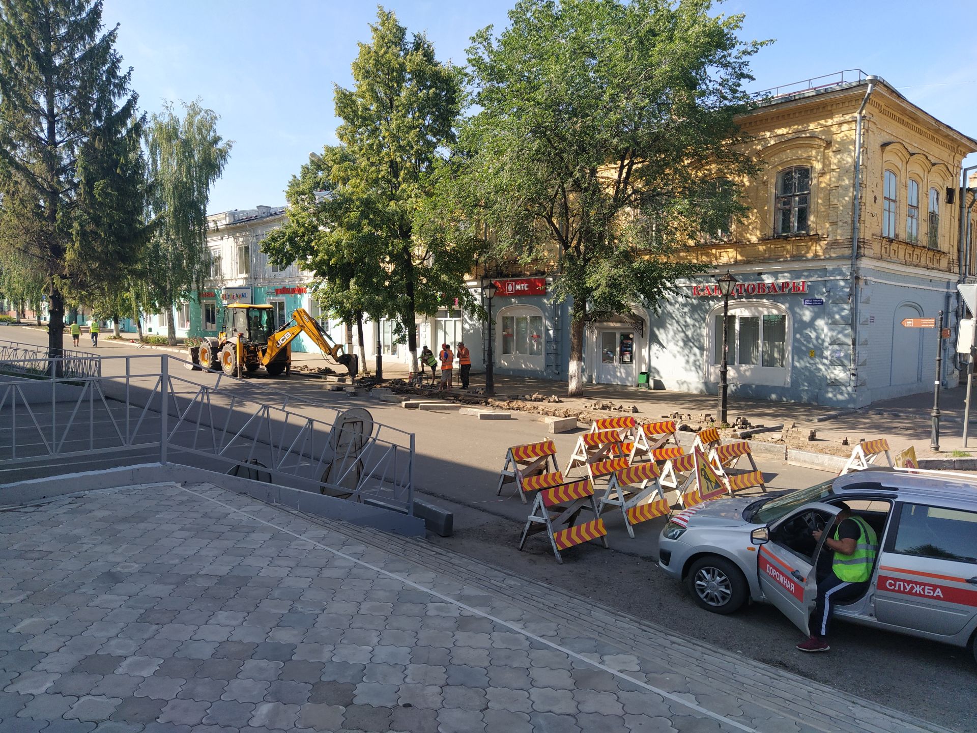 В Чистополе перекрыли движение для автомобилей на одной из центральных улиц