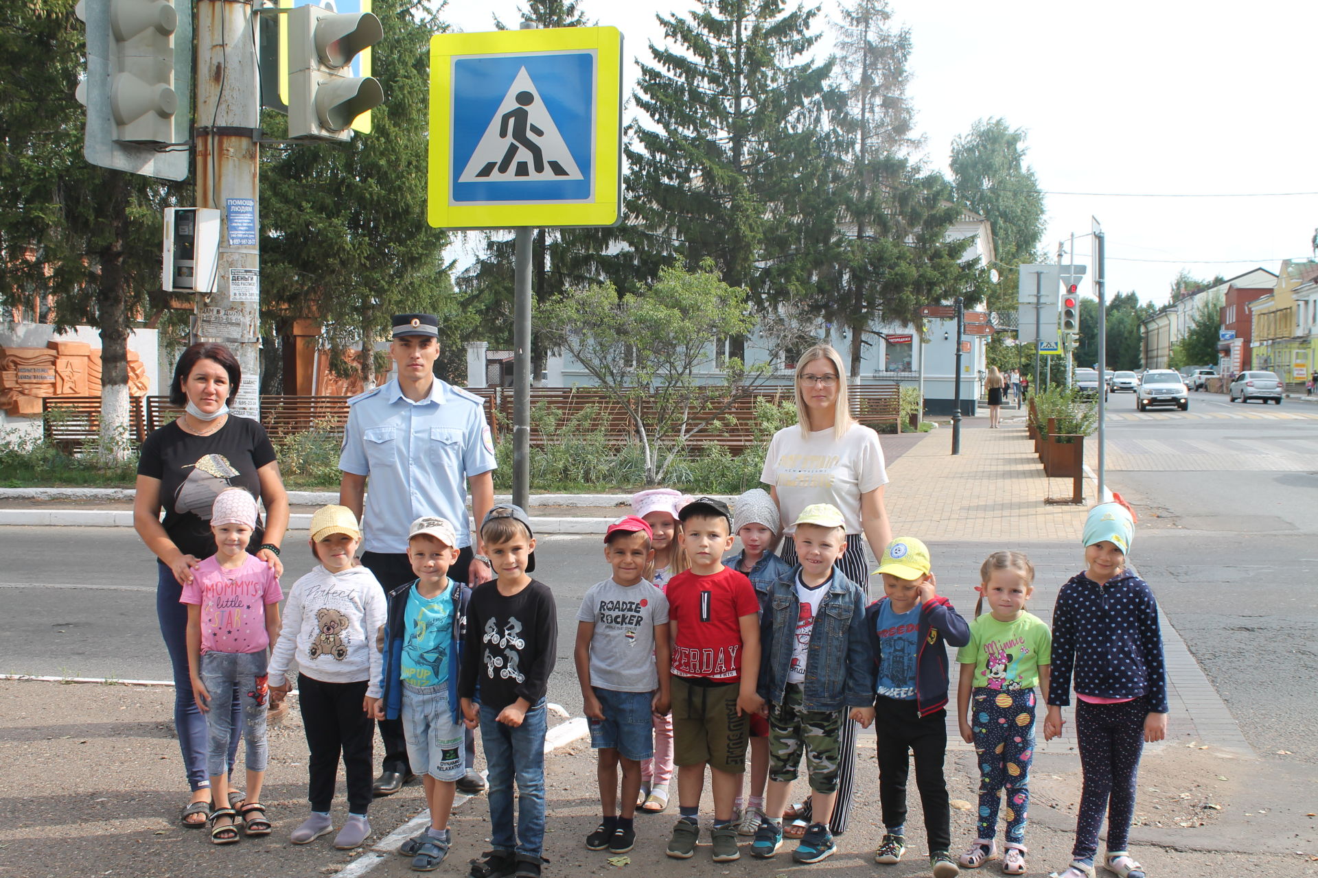 Чистопольские дошкольники закрепили навыки безопасного поведения на дорогах