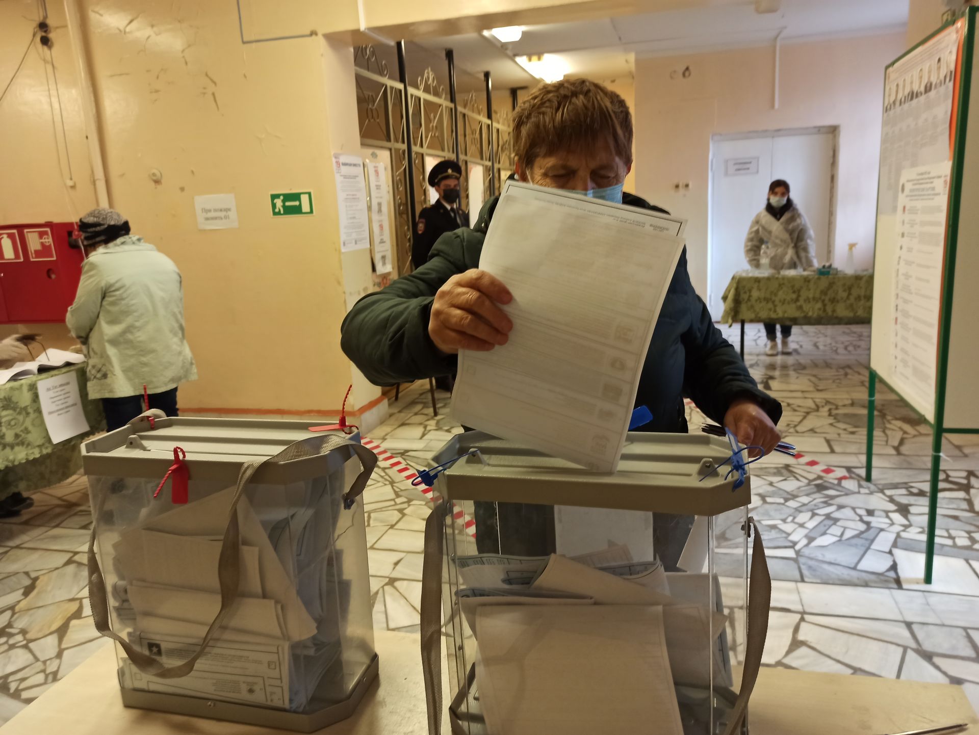 Жители отдаленного села Чистопольского района приняли участие в голосовании