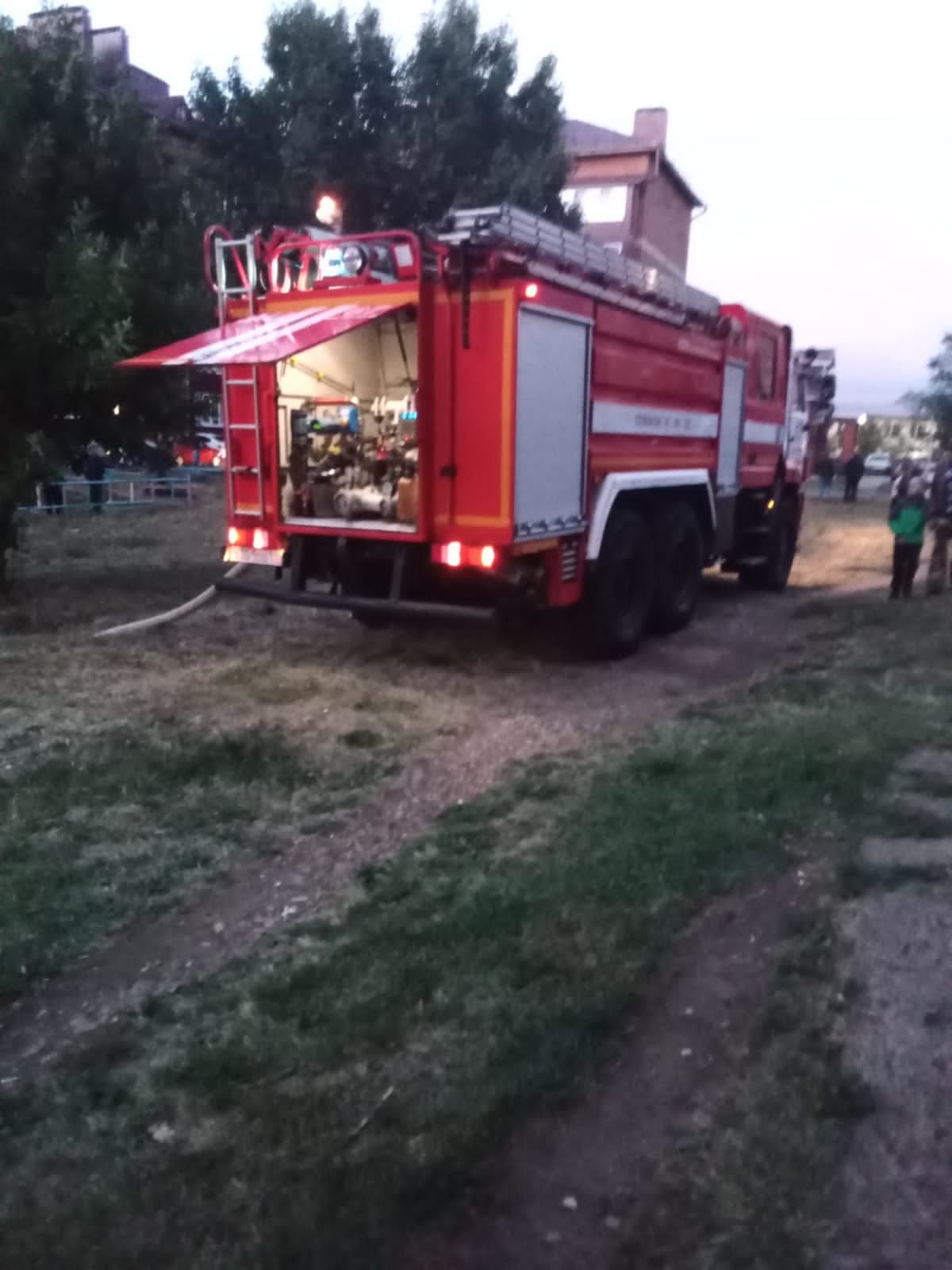 В Чистополе в одном из многоквартирных домов произошел пожар