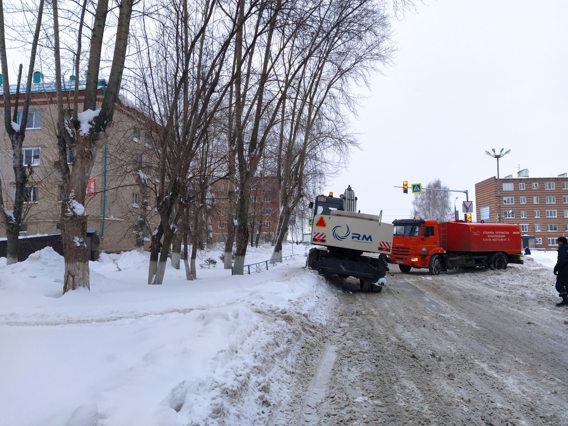 В муниципалитете прокомментировали работу по уборке снега с улиц Чистополя