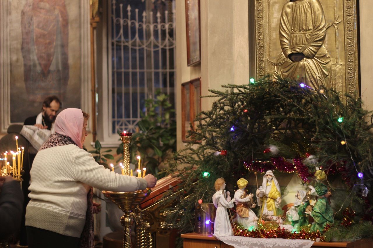 В Чистополе в праздник Рождества Христова прошло праздничное богослужение