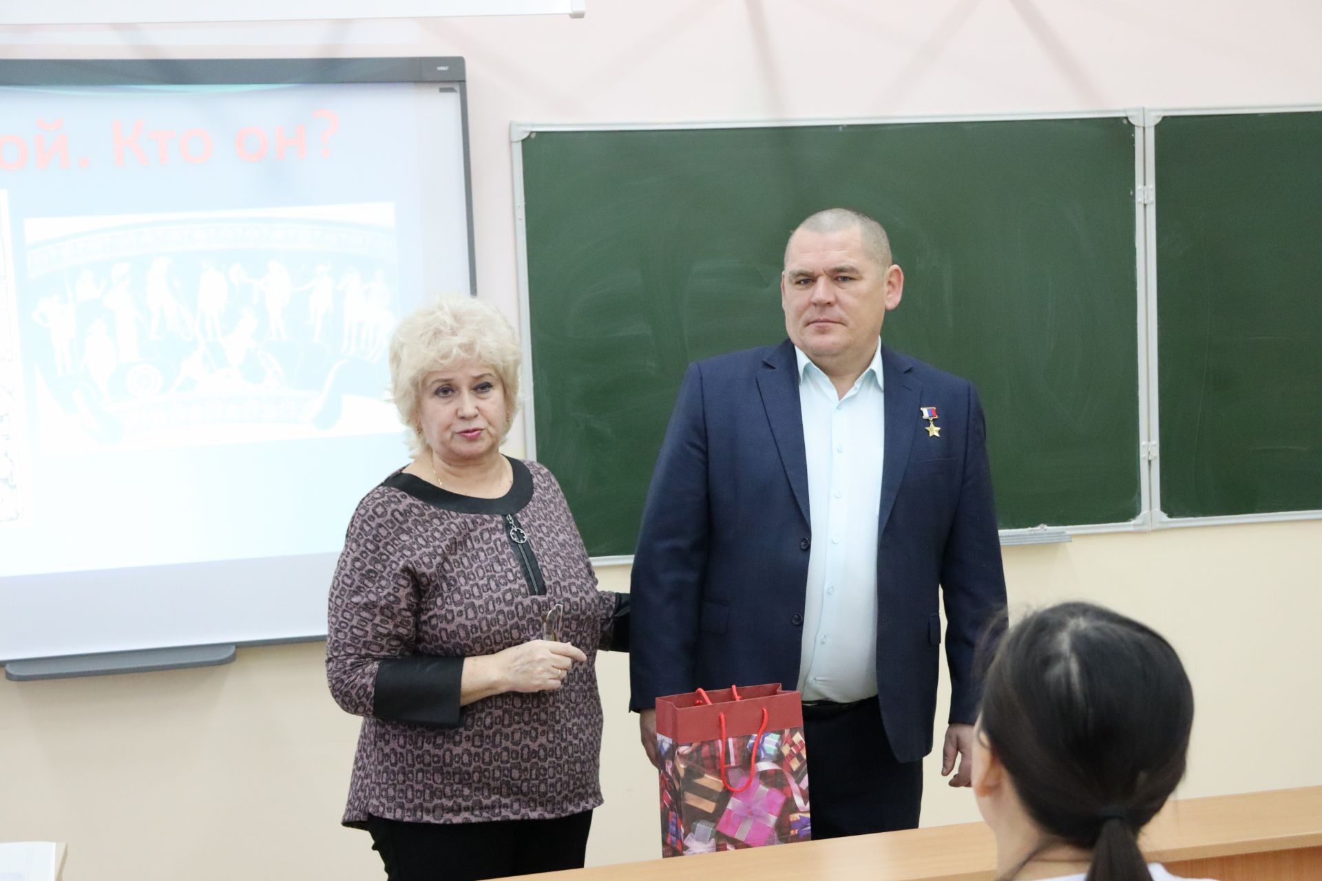 Чистопольские гимназисты встретились с Героем России Алексеем Кораблевым