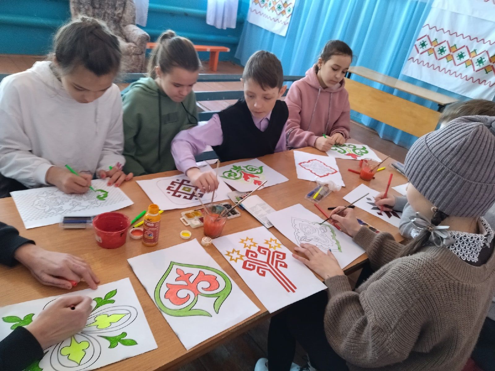 Дети чистопольского села знакомились с основами культур татарского и чувашского народов