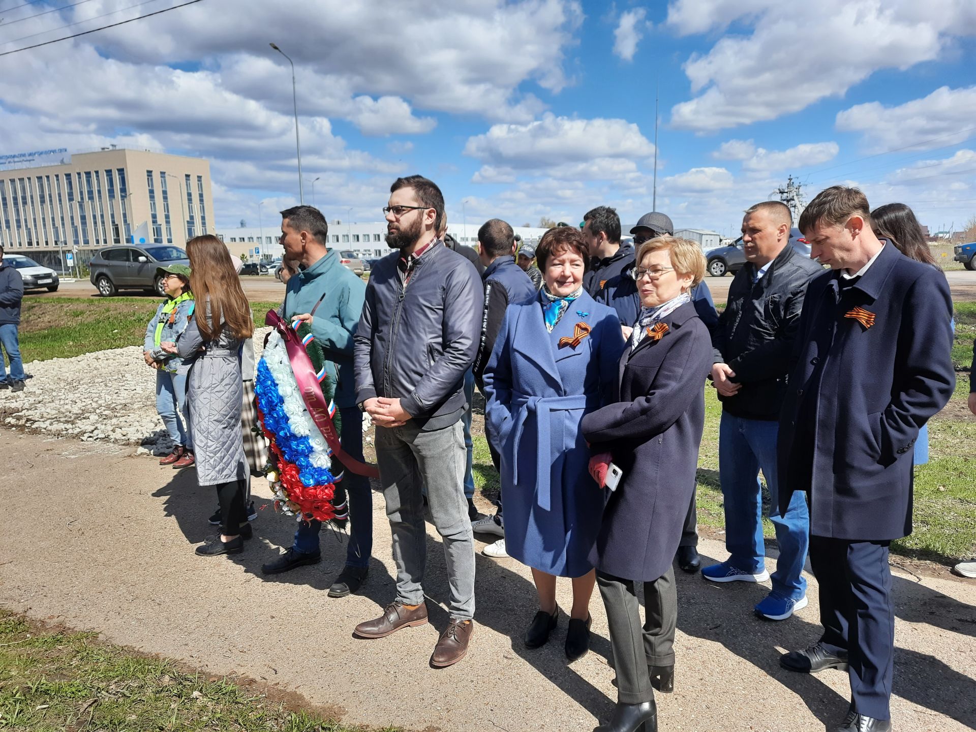 В преддверии Дня Победы в Чистополе провели массовый автопробег (Фоторепортаж)