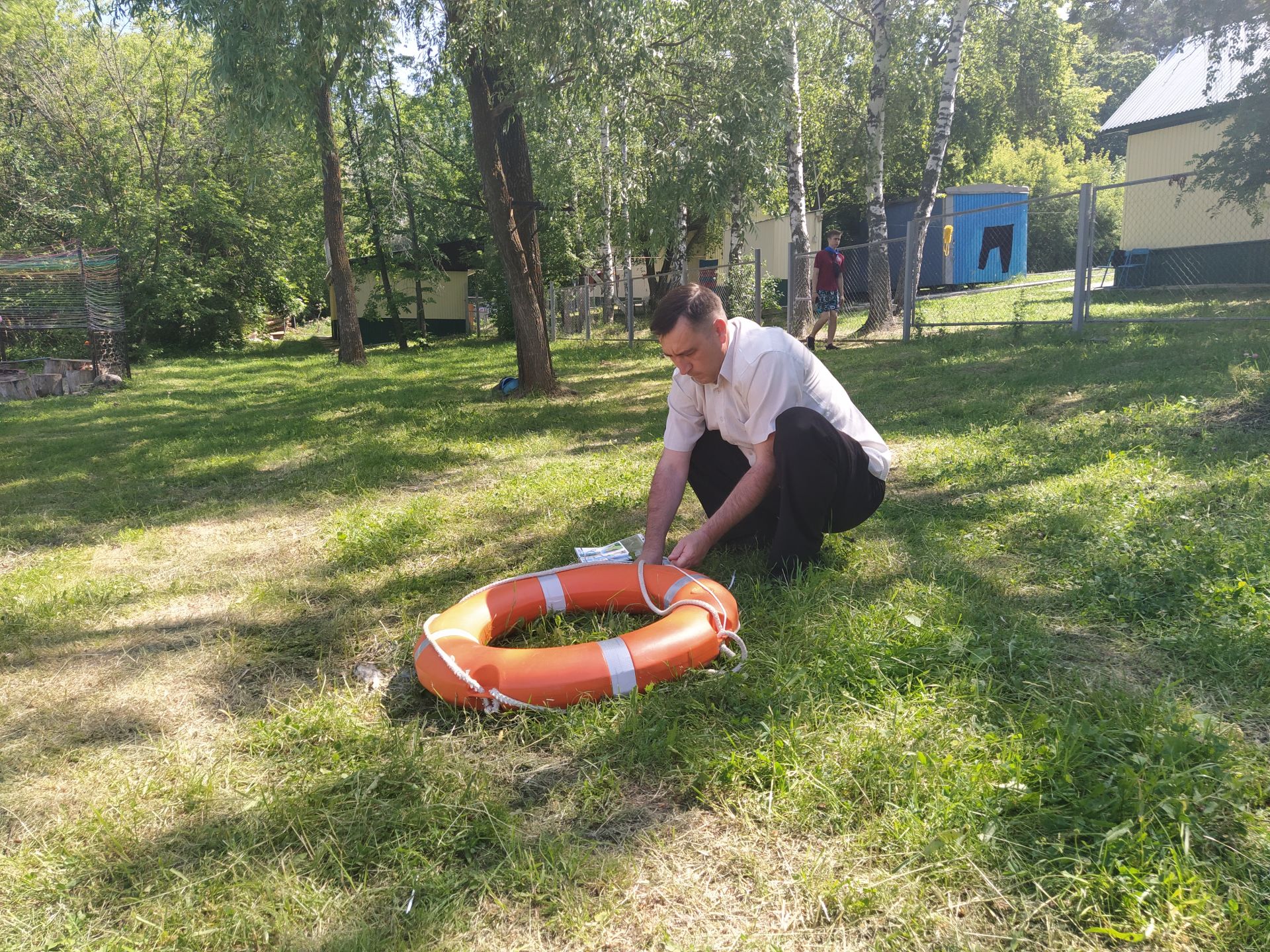 Инспекторы ГИМС  провели в детском лагере «Солнышко» мастер-класс по безопасному поведению на воде