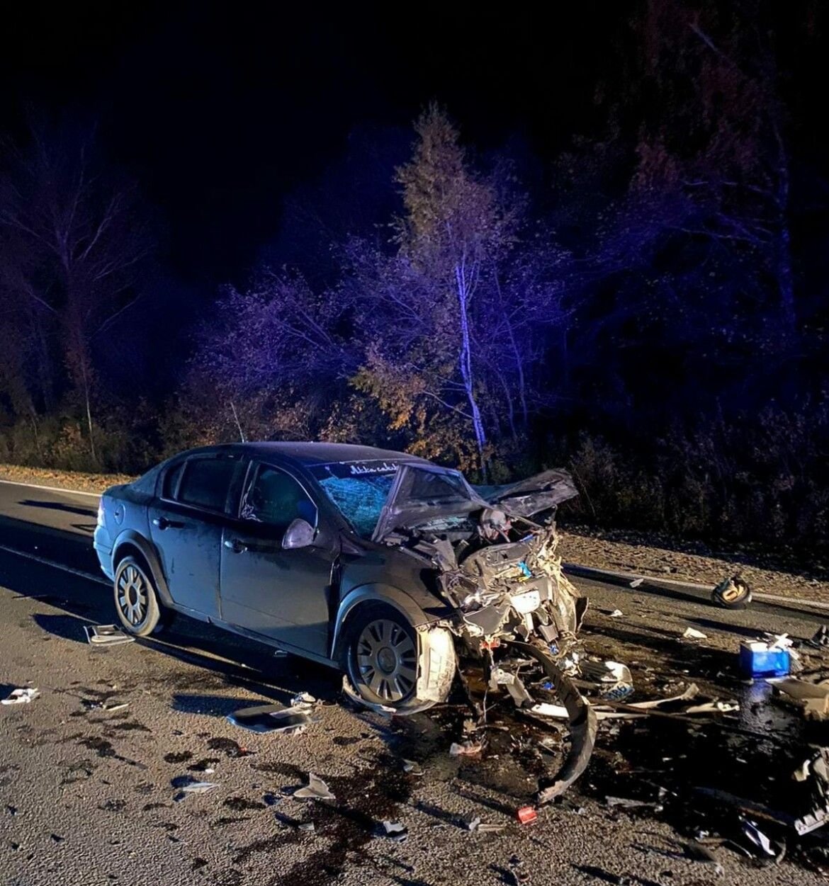 Под Бавлами произошло массовое ДТП