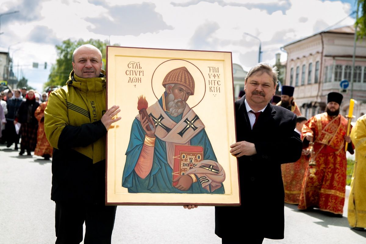 Для чистопольского собора написали икону святителя Спиридона Тримифунтского