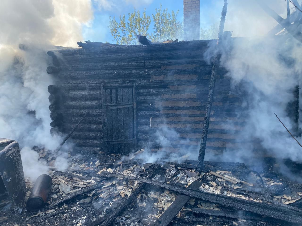 В Чистопольском районе в пожаре погиб мужчина