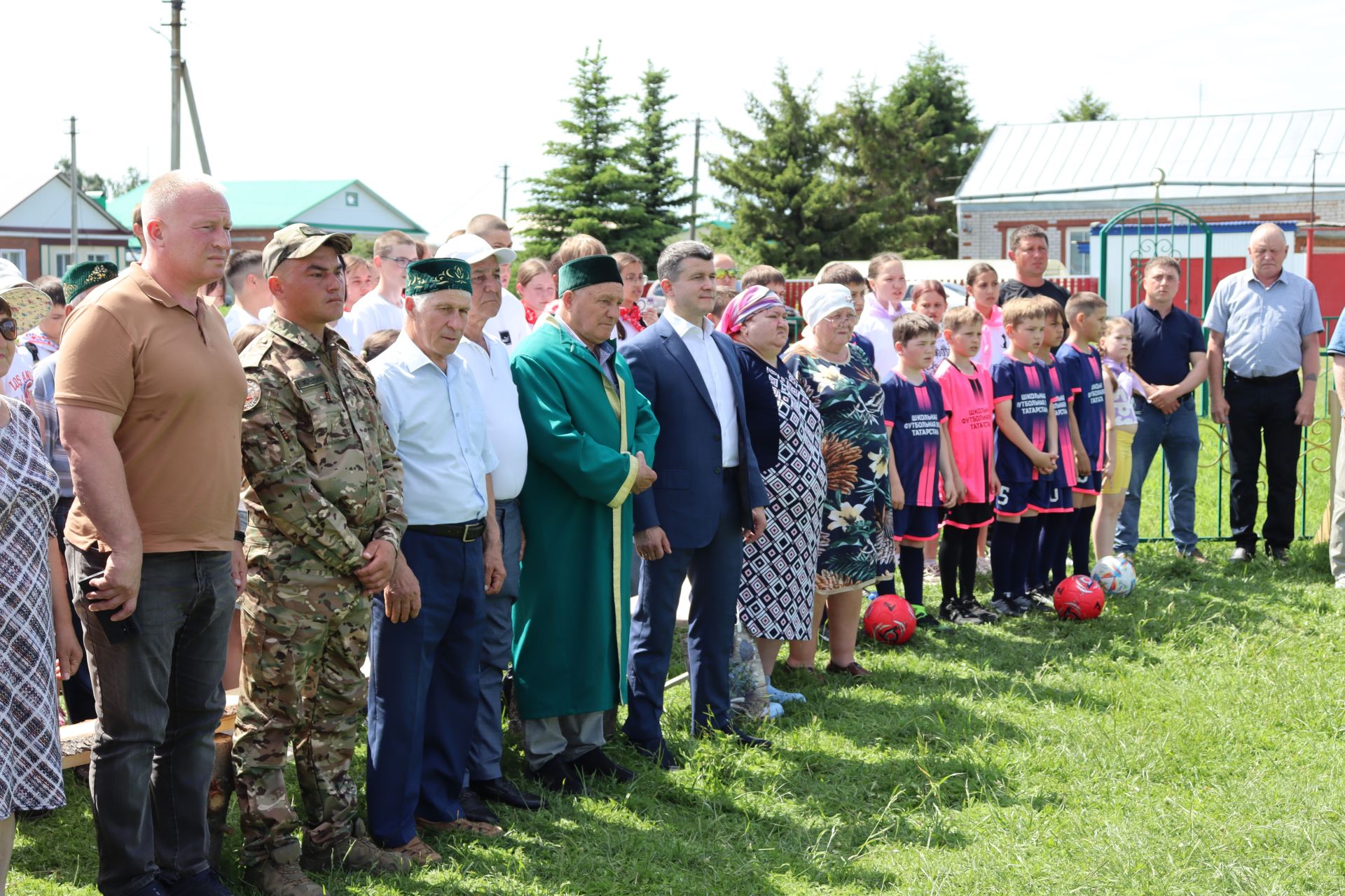 В Чистопольском районе открыли детскую спортивную площадку