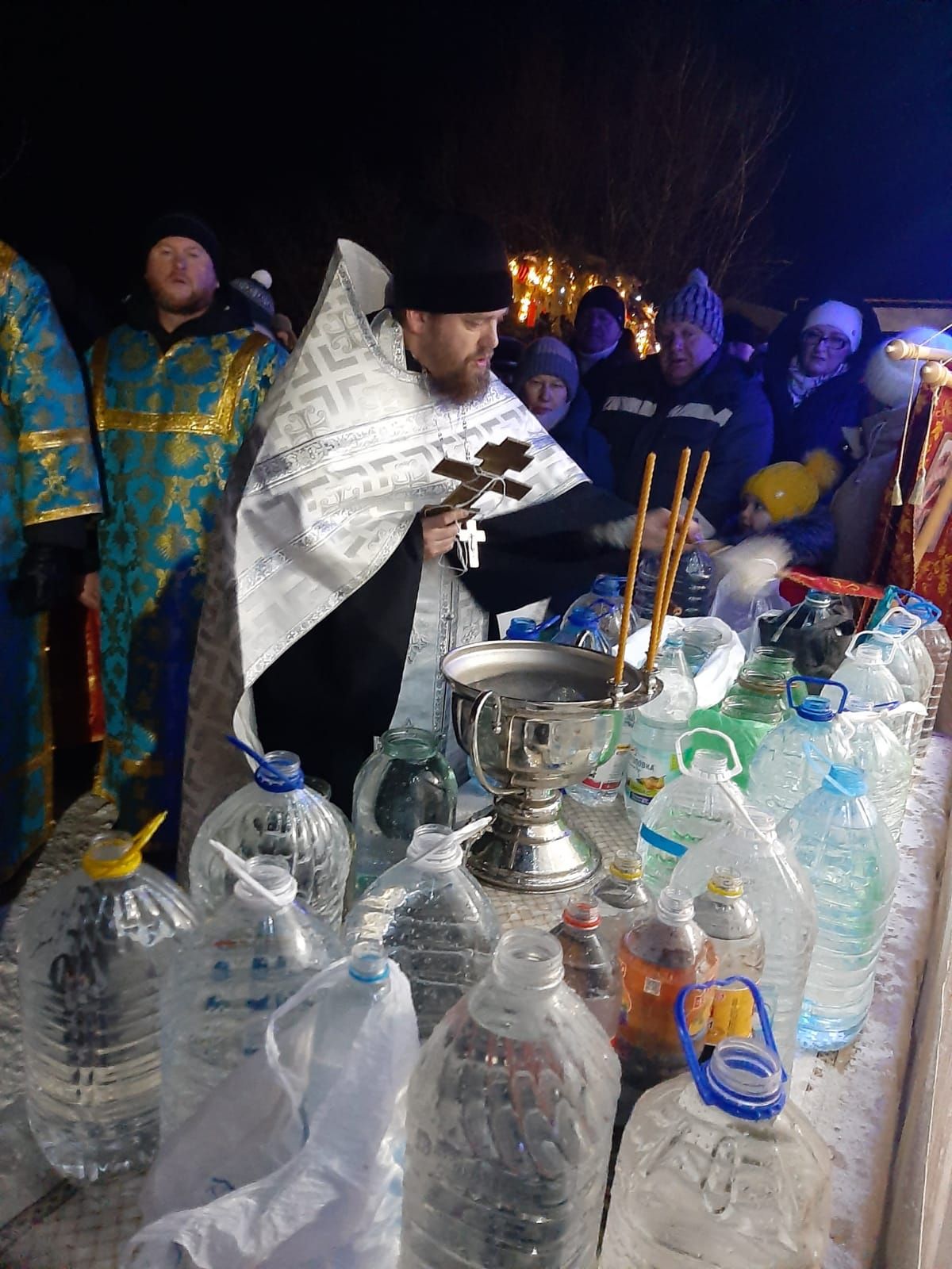 В Чистопольском районе православные встретили праздник Крещения Господня