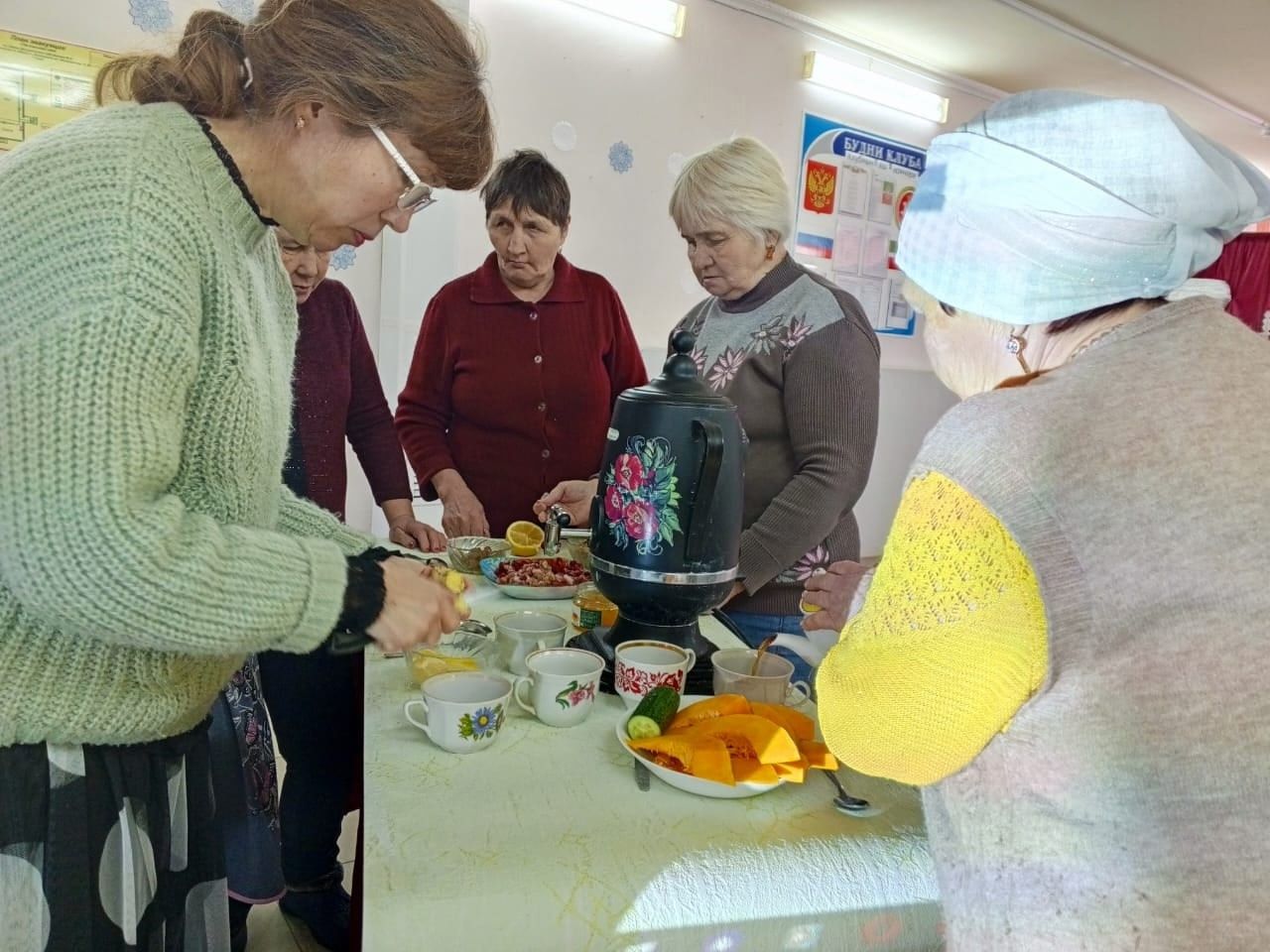 В селе Чистопольского района прошла встреча любительского объединения «Долгожитель»