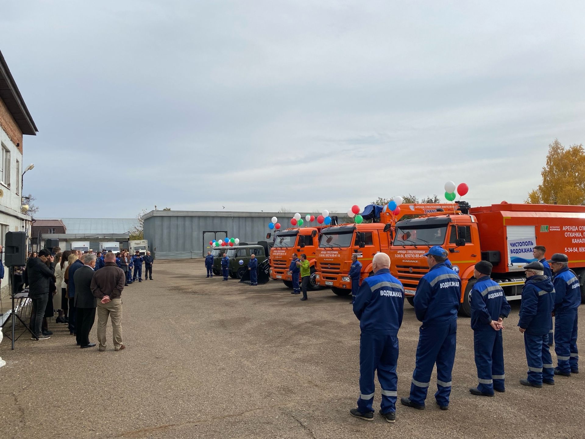 Автопарк Чистопольского водоканала пополнился новой спецтехникой
