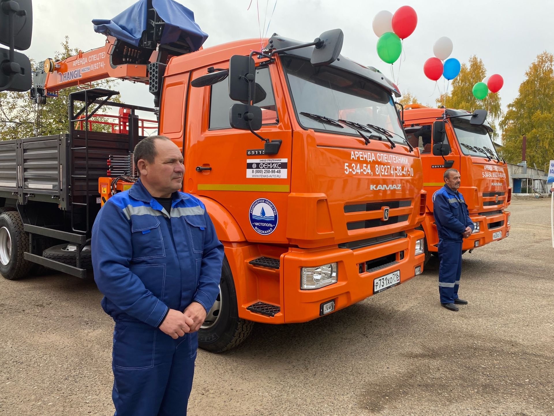 Автопарк Чистопольского водоканала пополнился новой спецтехникой