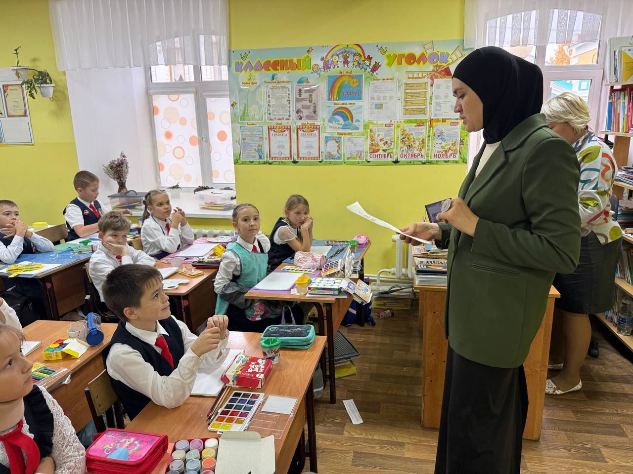 Сотрудники заказника «Чистые луга» провели урок для чистопольских гимназистов