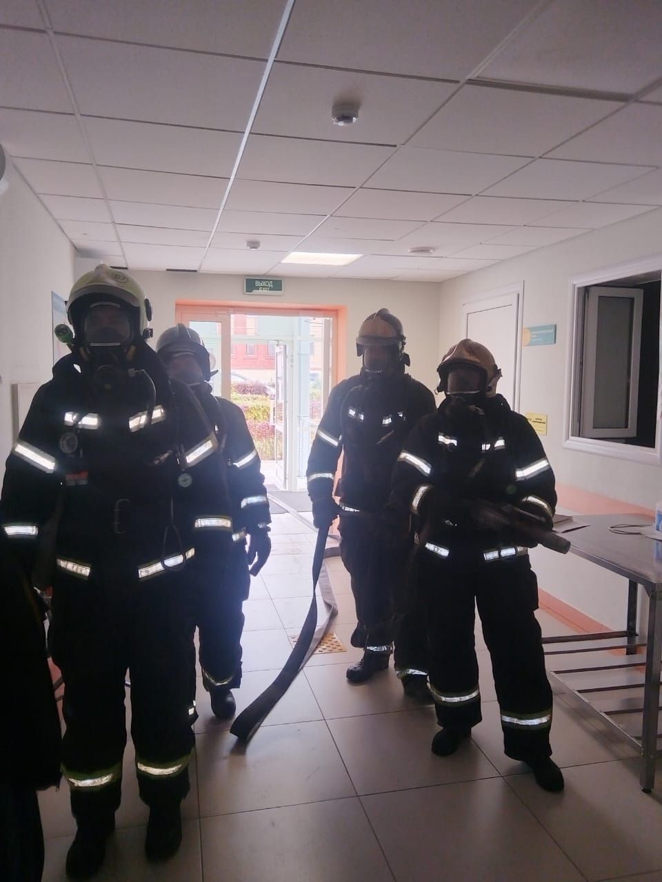 В Чистопольской детской поликлинике прошли учения по ликвидации условного пожара