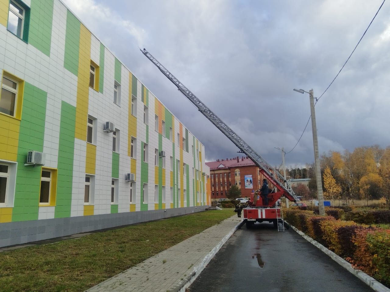 В Чистопольской детской поликлинике прошли учения по ликвидации условного пожара