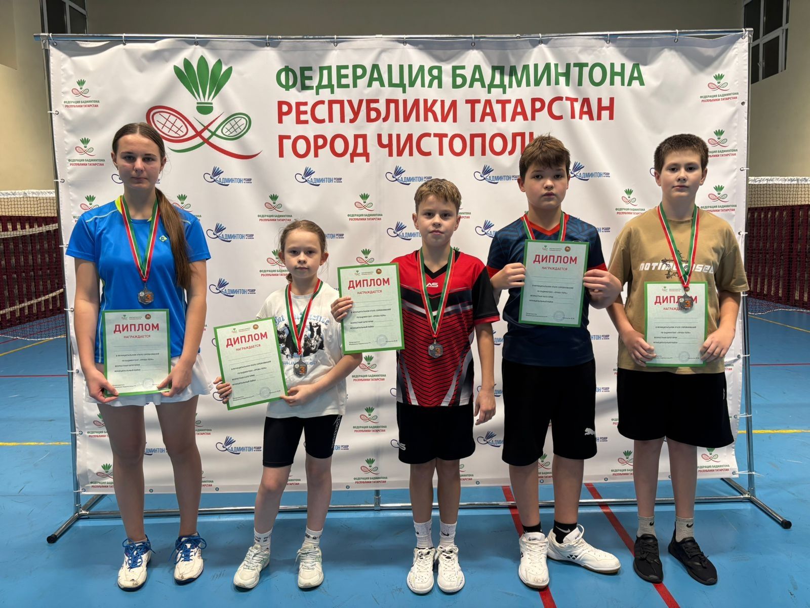 В Чистополе состоялся муниципальный этап Всероссийских соревнований по бадминтону «Проба пера»