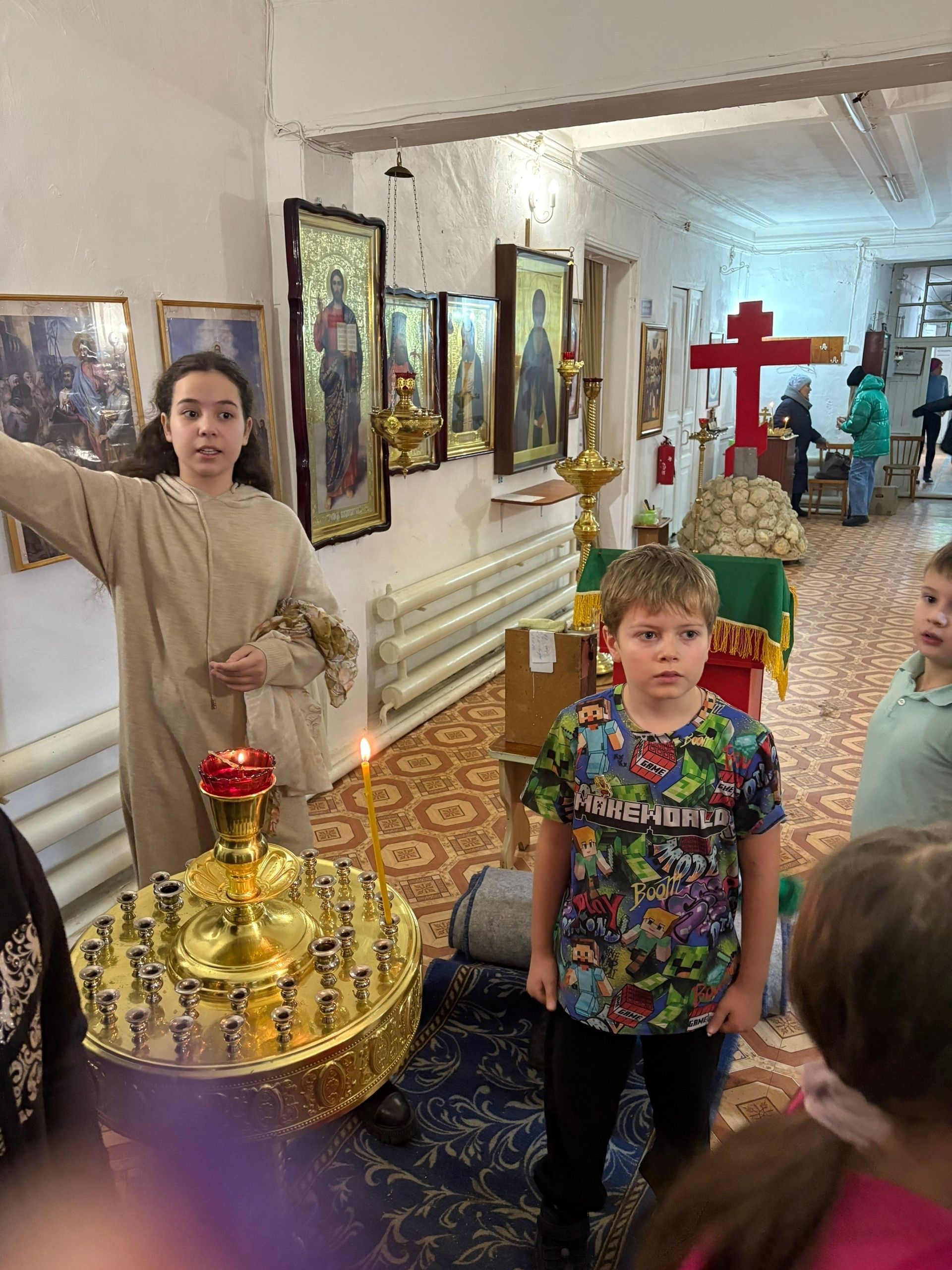 День рождения воскресной школы отметили на приходе во имя преподобного Сергия Радонежского