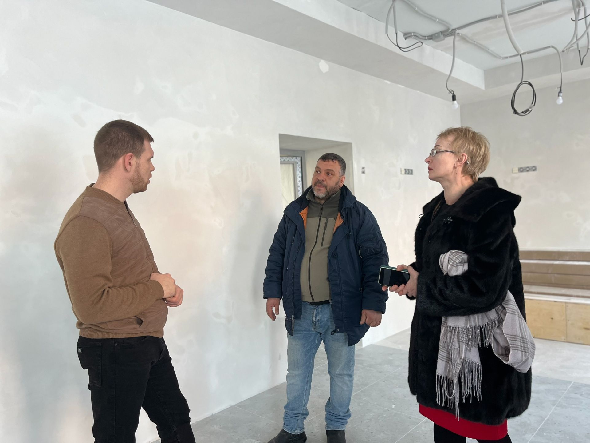 В будущем здании центра «Статус» активно продолжается капитальный ремонт