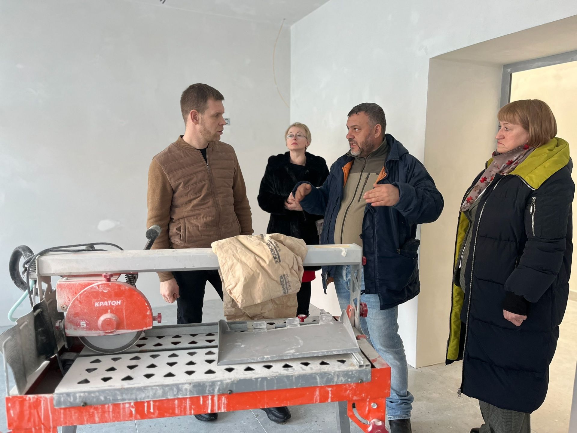 В будущем здании центра «Статус» активно продолжается капитальный ремонт