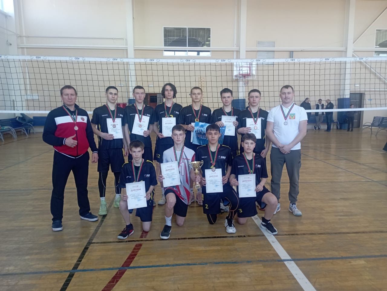Чистопольские волейболисты заняли второе место в Первенстве РТ