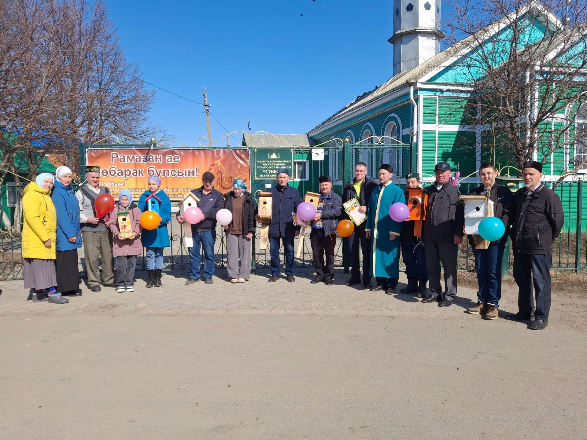 В одном из сел Чистопольского района наградили лучших мастеров скворечников