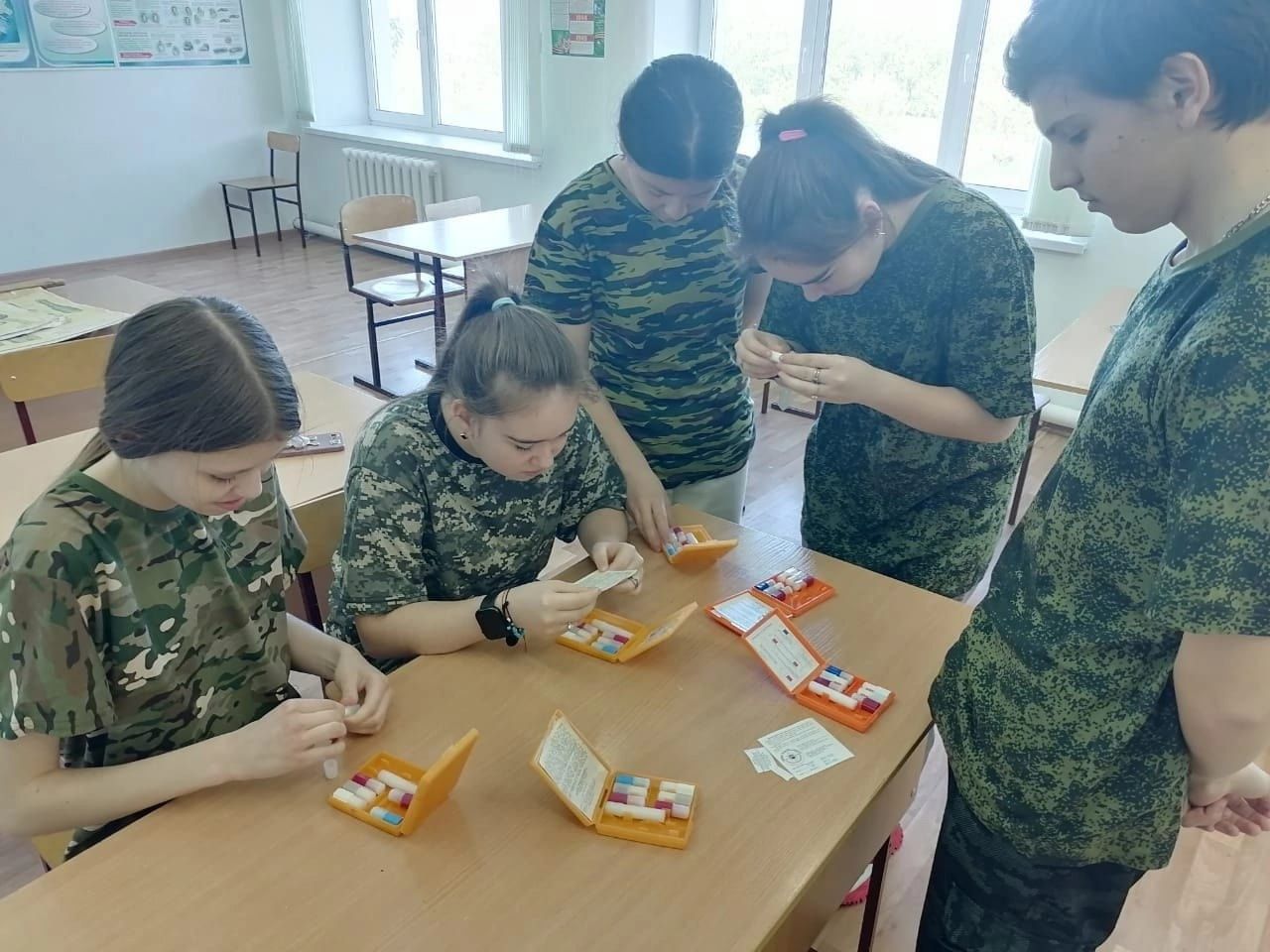 Учебные сборы по основам военной подготовки прошли в школах Чистопольского района