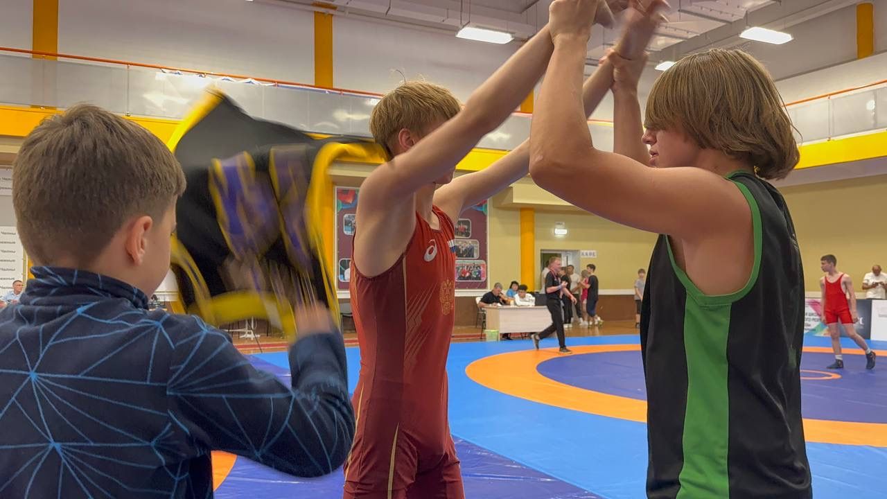 Чистопольские спортсмены завоевали три золота на межмуниципальном турнире по борьбе