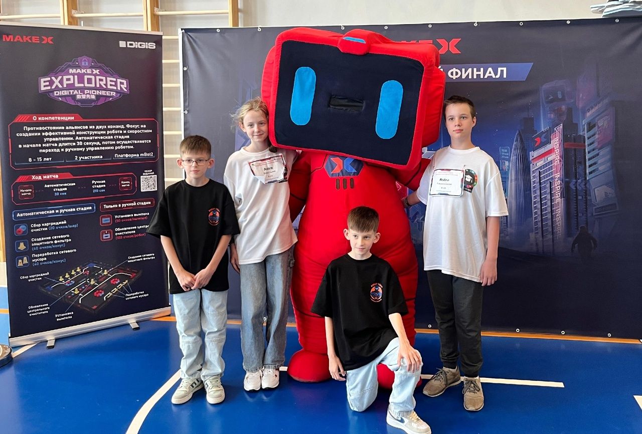 Школьники из Чистополя впервые на MakeX – и сразу в топ-5