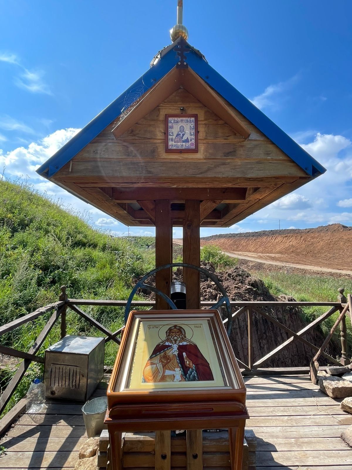 Сельчане помолились на святом источнике пророка Илии в Чистопольском районе