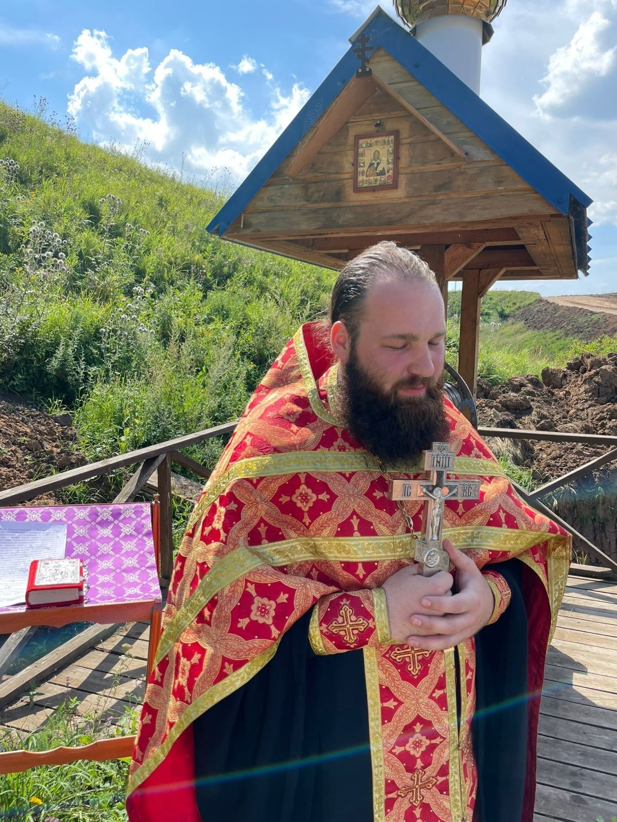 Сельчане помолились на святом источнике пророка Илии в Чистопольском районе