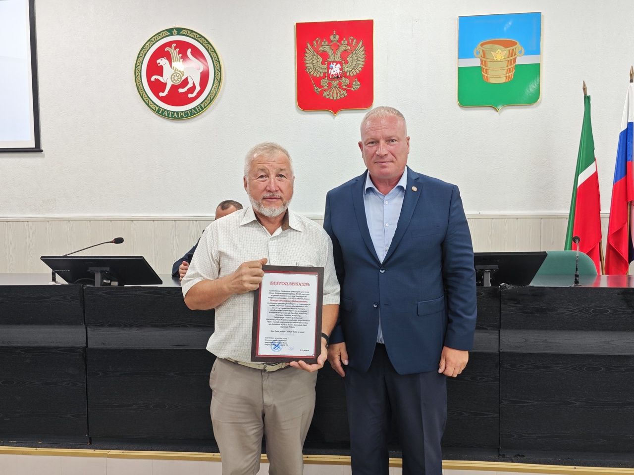 Чистополец удостоен Почетного знака «За заслуги перед городом Чистополь»