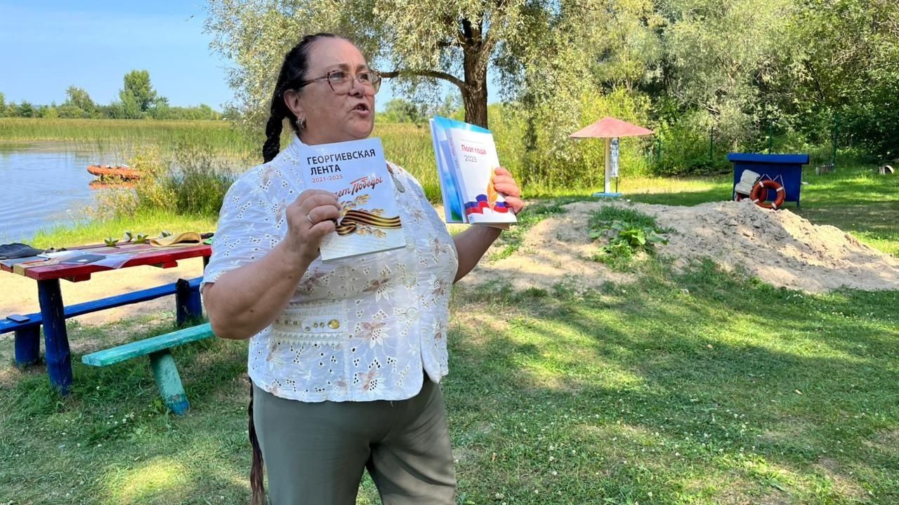 В детском лагере «Солнышко» состоялась творческая встреча с поэтом Натальей Пасмуровой